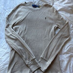 Polo Ralph Lauren Men's Beige Crewneck Sweater